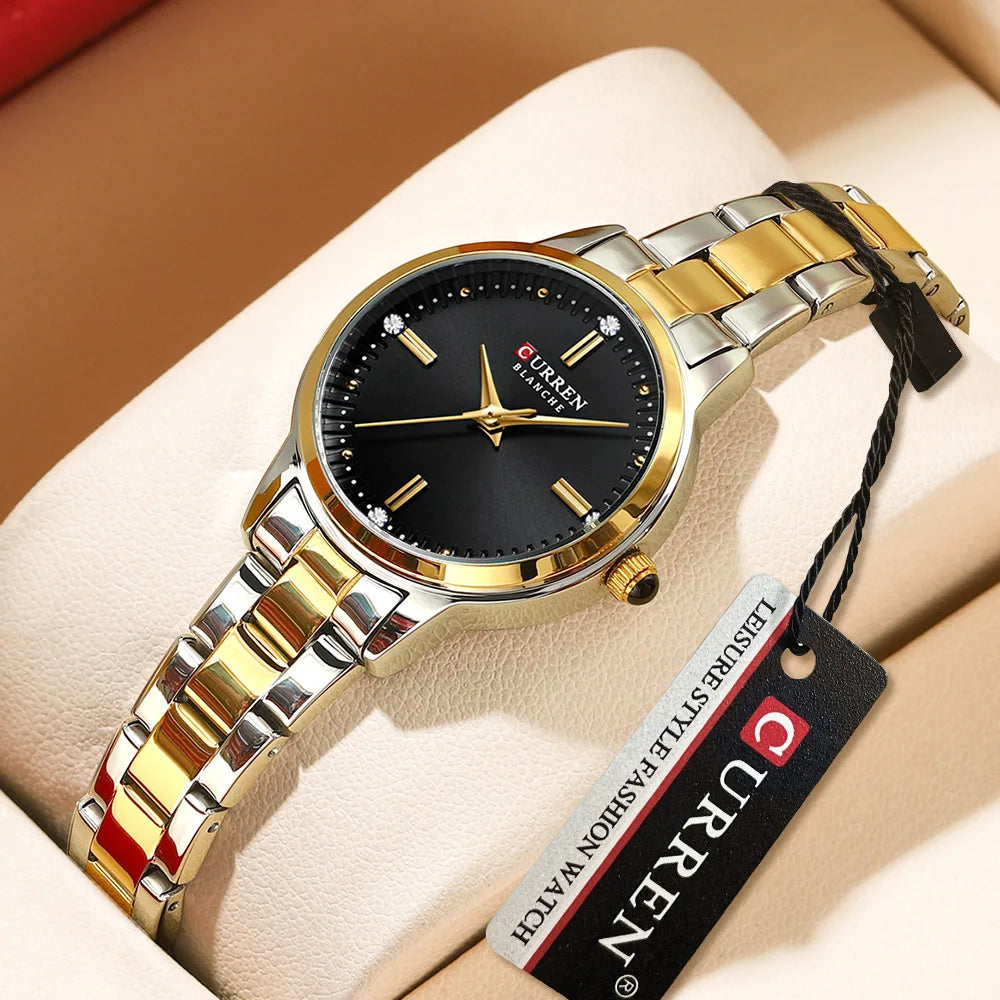 Original Quartz Watch for Women Fashion Elegant Ladies Watches Stainless Steel Waterproof Women'S Wristwatch