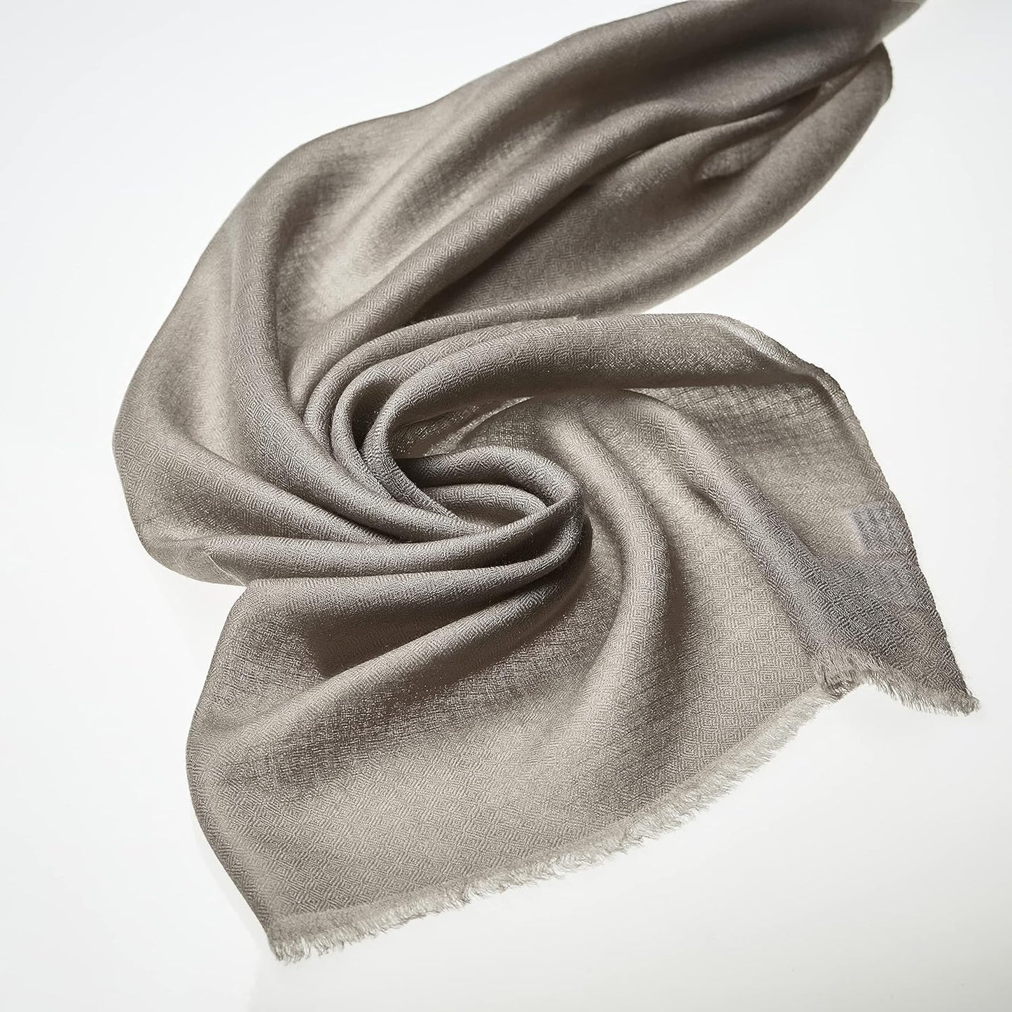 100% Cashmere from Himalaya – Prestigious Woven Wrap Shawl, Extra Large Scarf Stole for Women (Atmosphere)