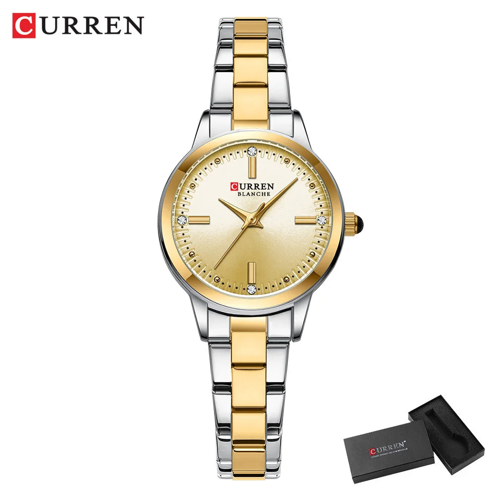 Original Quartz Watch for Women Fashion Elegant Ladies Watches Stainless Steel Waterproof Women'S Wristwatch