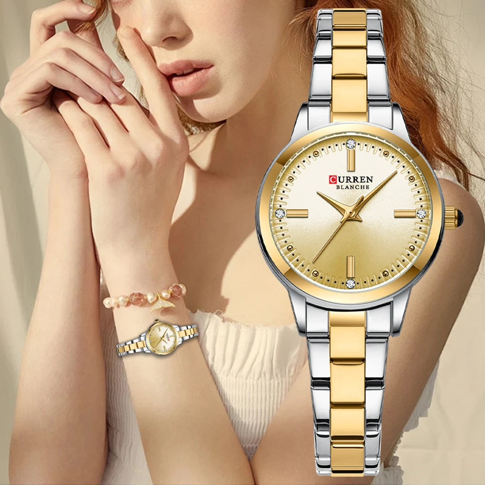 Original Quartz Watch for Women Fashion Elegant Ladies Watches Stainless Steel Waterproof Women'S Wristwatch