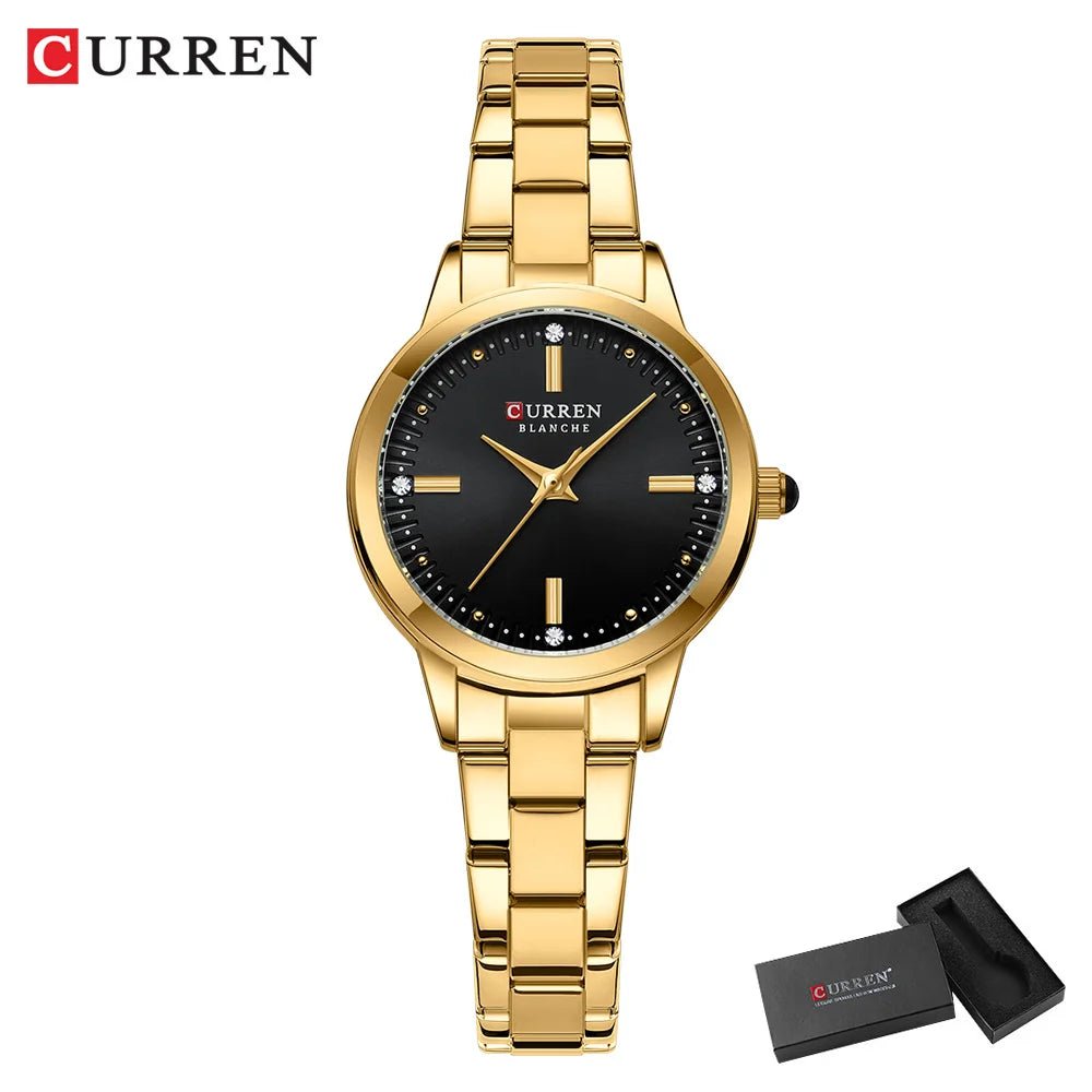 Original Quartz Watch for Women Fashion Elegant Ladies Watches Stainless Steel Waterproof Women'S Wristwatch