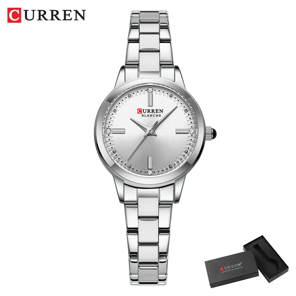 Original Quartz Watch for Women Fashion Elegant Ladies Watches Stainless Steel Waterproof Women'S Wristwatch