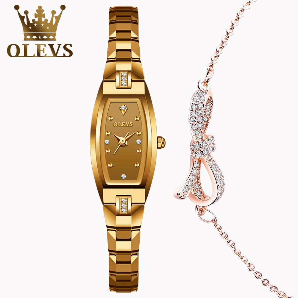 Gold/Rose Gold Watches for Womens Waterproof Slim Thin Small Wrist Analog Diamond Quartz Ladies Wrist Watches Elegant