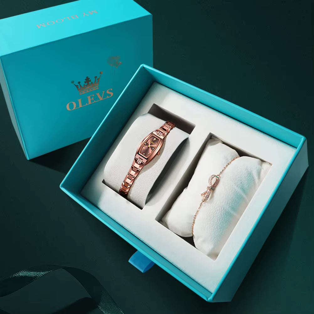 Gold/Rose Gold Watches for Womens Waterproof Slim Thin Small Wrist Analog Diamond Quartz Ladies Wrist Watches Elegant