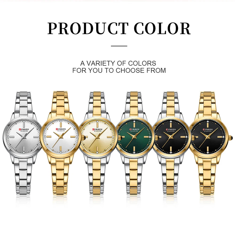 Original Quartz Watch for Women Fashion Elegant Ladies Watches Stainless Steel Waterproof Women'S Wristwatch