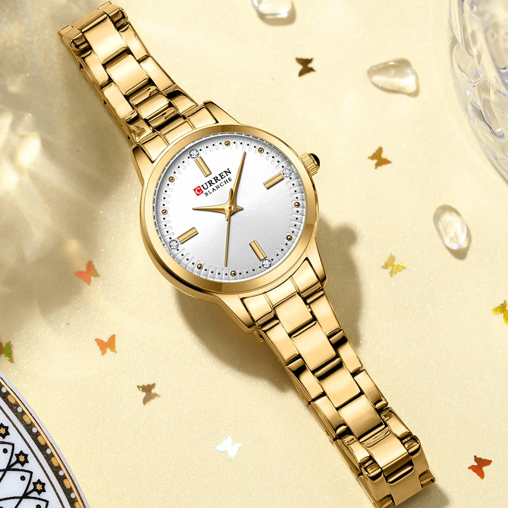 Original Quartz Watch for Women Fashion Elegant Ladies Watches Stainless Steel Waterproof Women'S Wristwatch