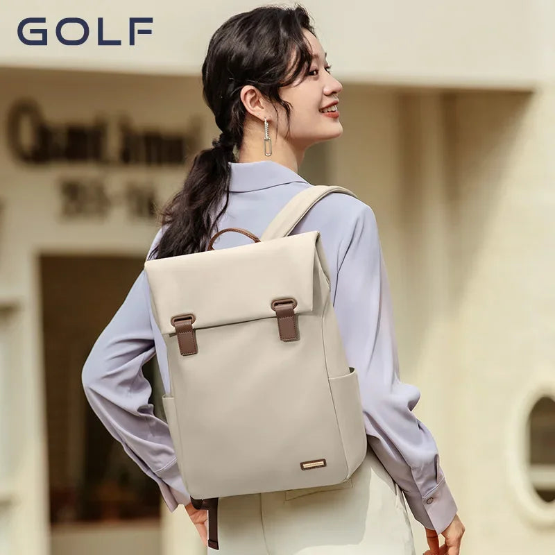 GOLF Elegant Backpack Women Aesthetic Backpacks Travel Waterproof Laptop 15 6 Inch anti Theft Luxury Bags for Women Trend 2024