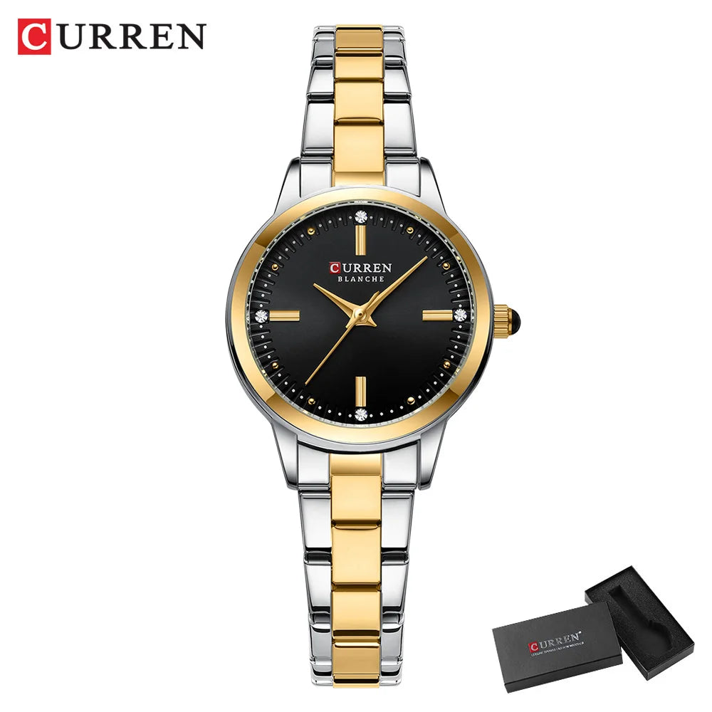 Original Quartz Watch for Women Fashion Elegant Ladies Watches Stainless Steel Waterproof Women'S Wristwatch