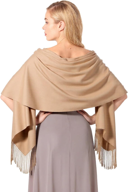 Pashmina Shawl Wraps Cashmere Feel Soft Scarves Winter Warm Fashion Scarf Women Evening Dresses Wedding Bridesmaid