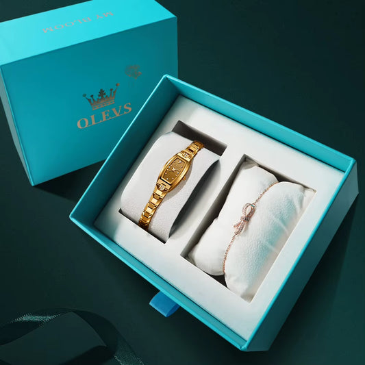 Gold/Rose Gold Watches for Womens Waterproof Slim Thin Small Wrist Analog Diamond Quartz Ladies Wrist Watches Elegant