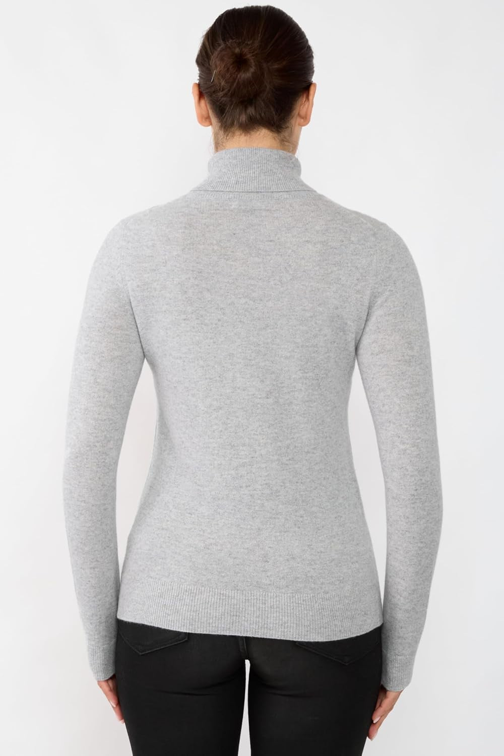 Women'S 100% Pure Cashmere Long Sleeve Pullover Turtleneck Sweater